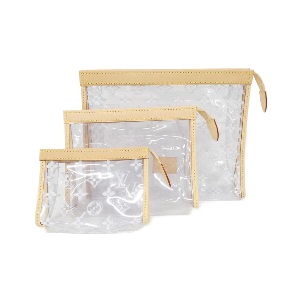 Louis Vuitton Monogram Trio Pochette Toilette M11390 Handbag Pouch